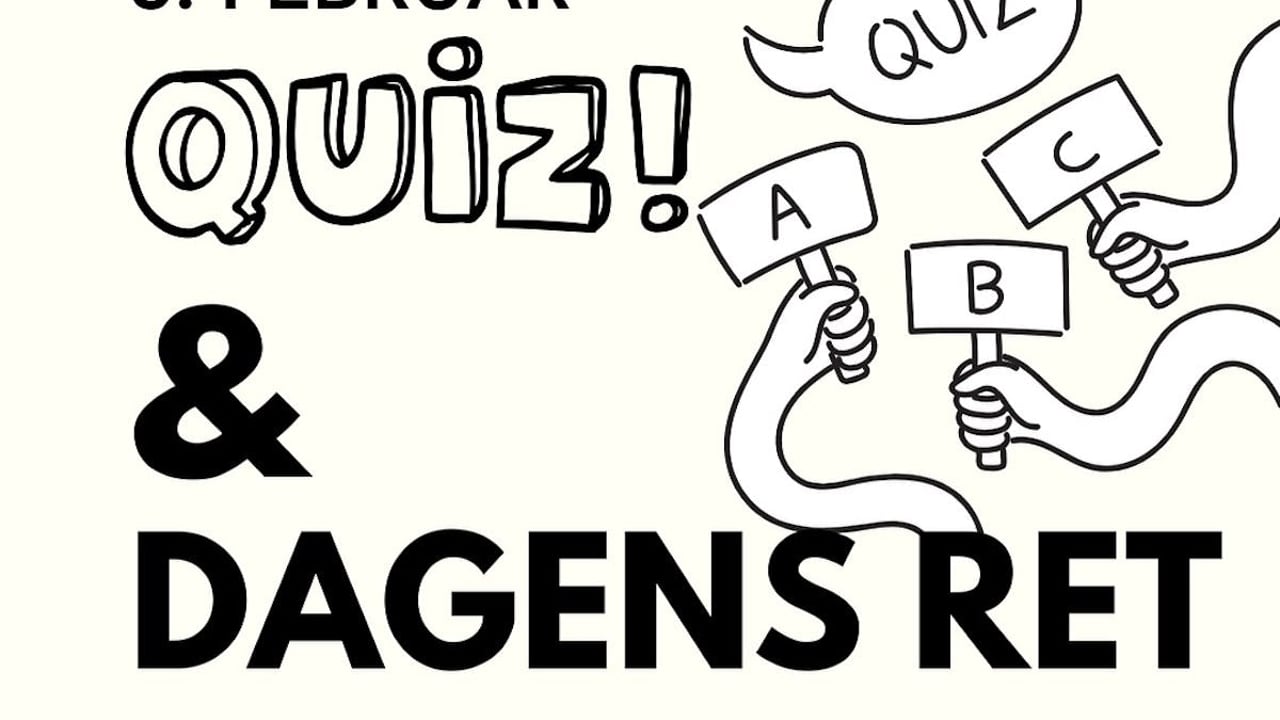 Kom til quiz, fællesskab og sjov