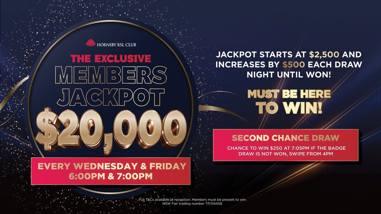EXCLUSIVE MEMBERS JACKPOT