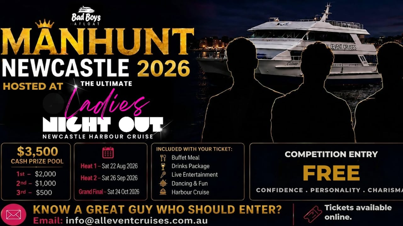 MANHUNT NEWCASTLE 2026 – HEAT 1 on Newcastle Harbour