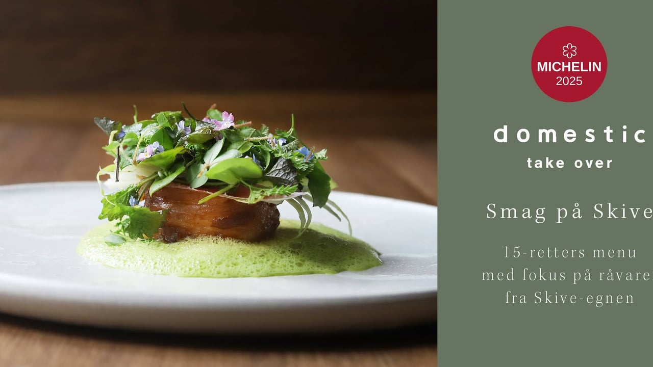 Domestic – 15-retters Michelin menu inkl. drikkevarer - UDSOLGT
