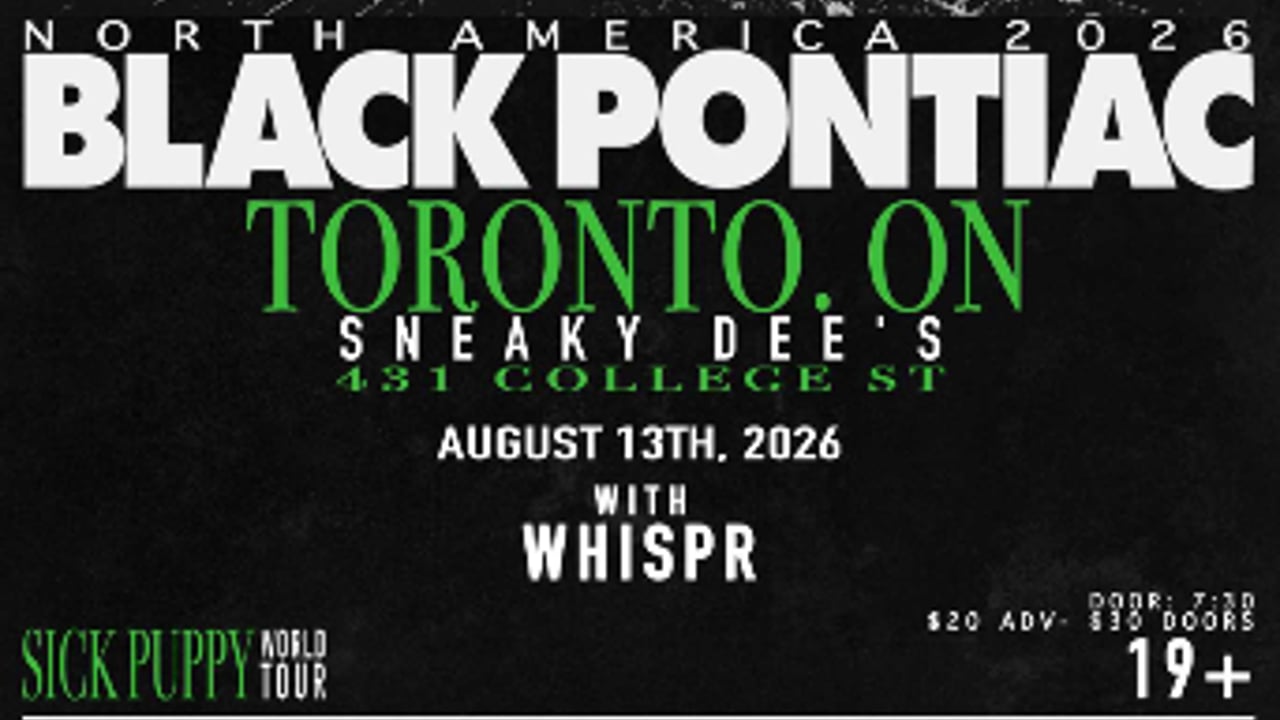 Black Pontiac at Sneaky Dee's