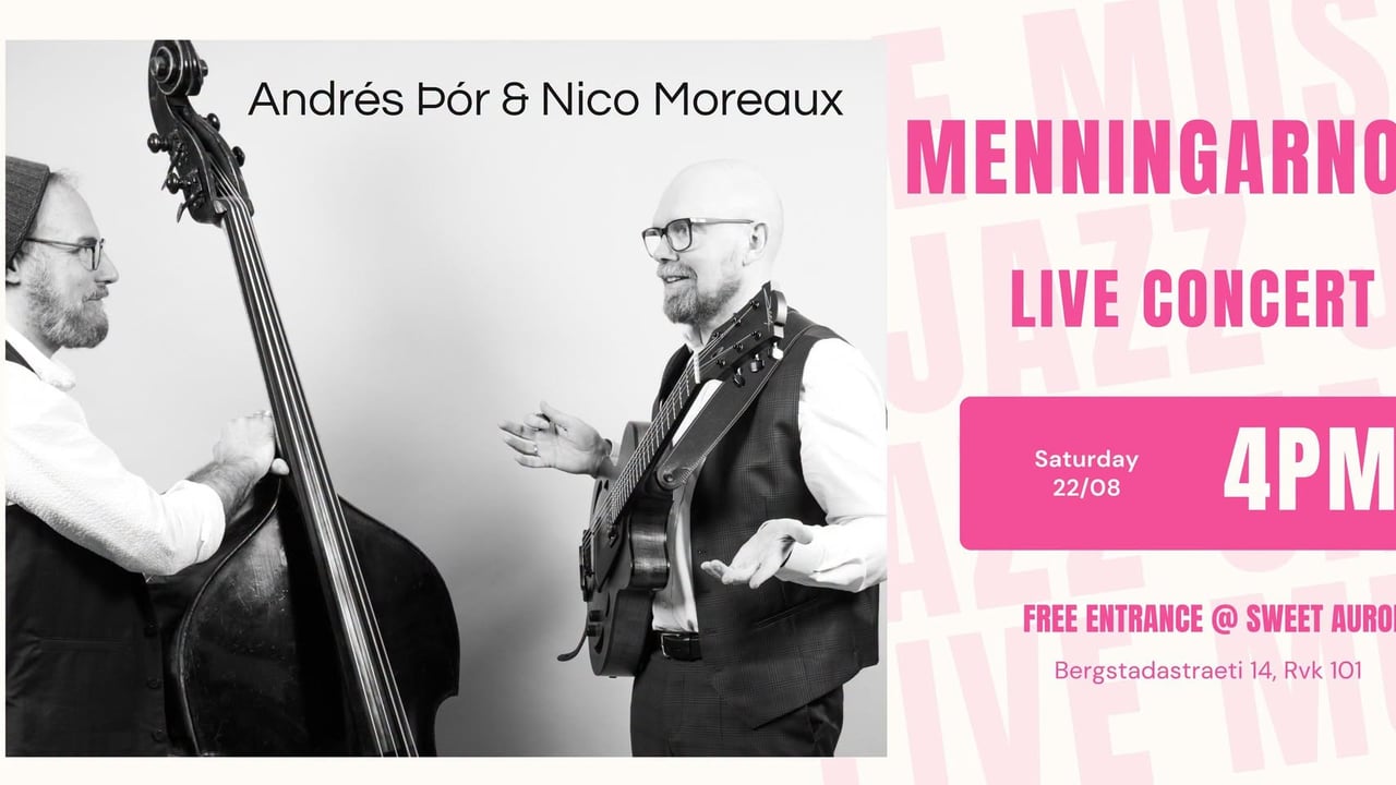 Menningarnott jazz concert @ Sweet Aurora