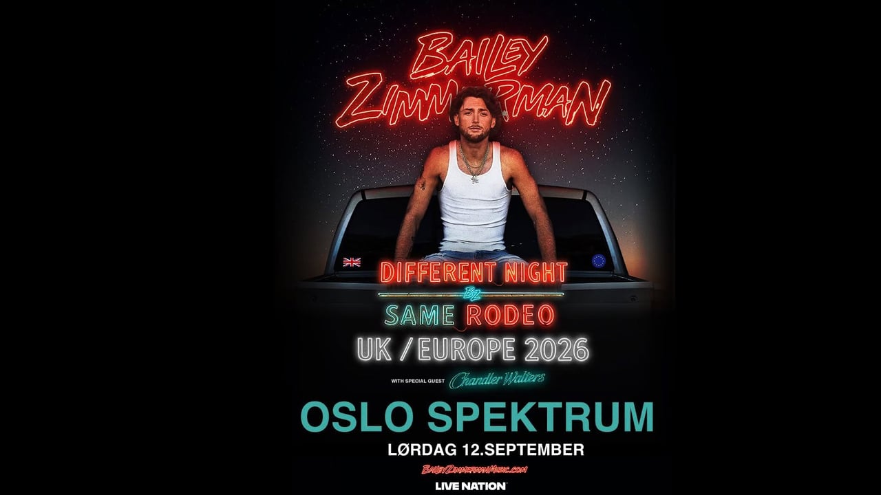 Bailey Zimmerman + special guest: Chandler Walters / Oslo Spektrum / Pres. av Live Nation