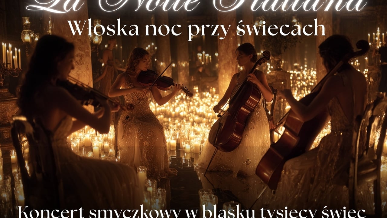 Koncert przy świecach – La Notte Italiana: włoska noc przy świecach