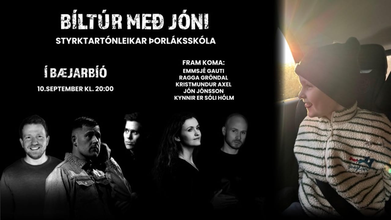 Bíltúr með Jóni