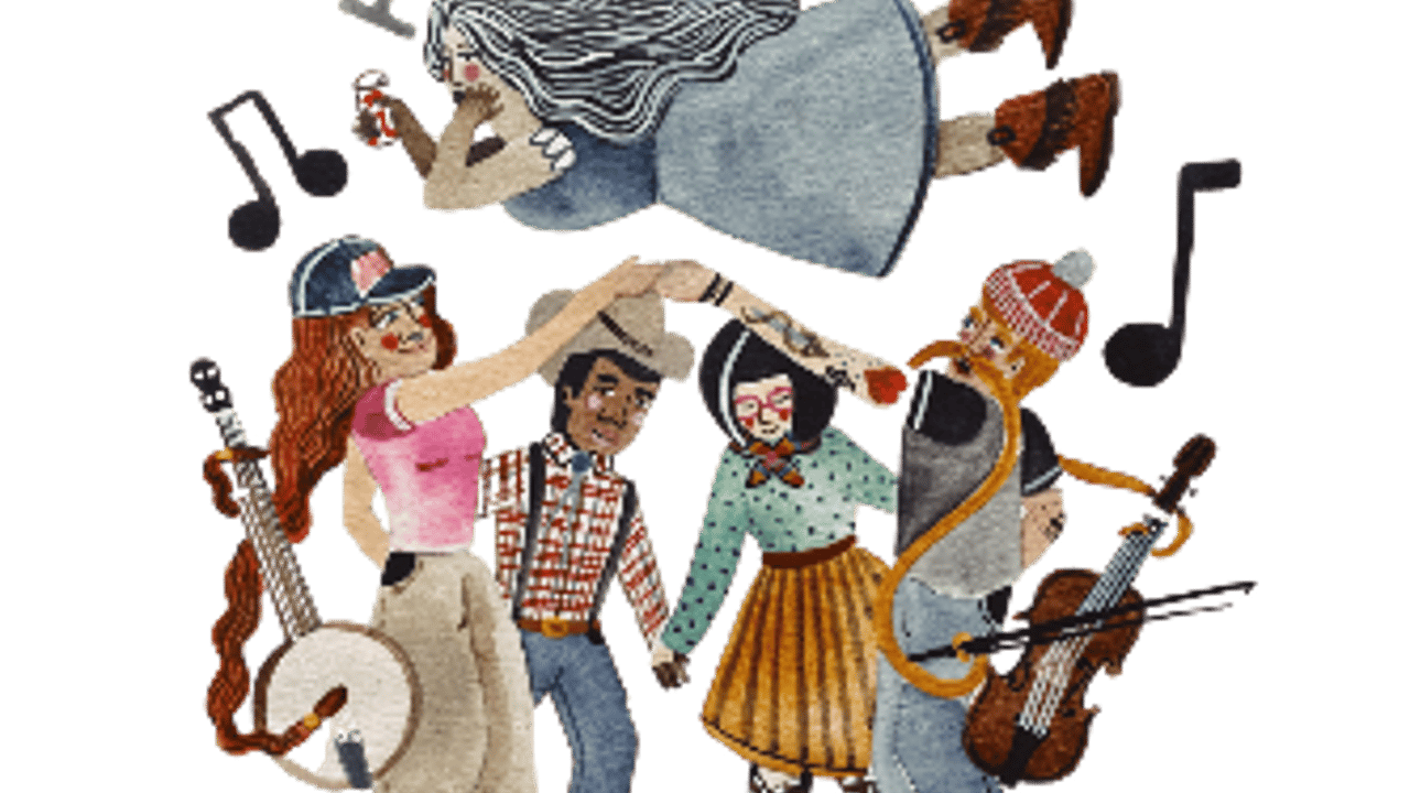 Tractor Square Dance! Sparklebrite w/ Suzanne Girardot calling