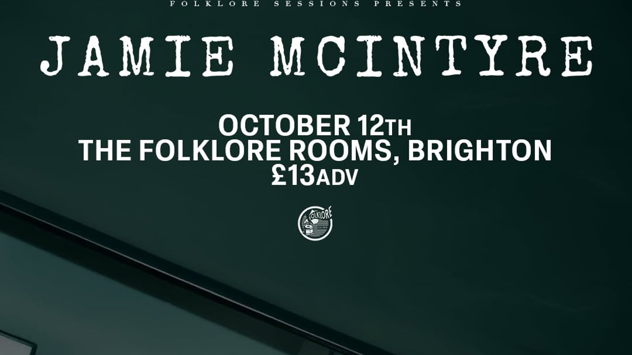 Jamie McIntyre Live @ The Folklore Rooms