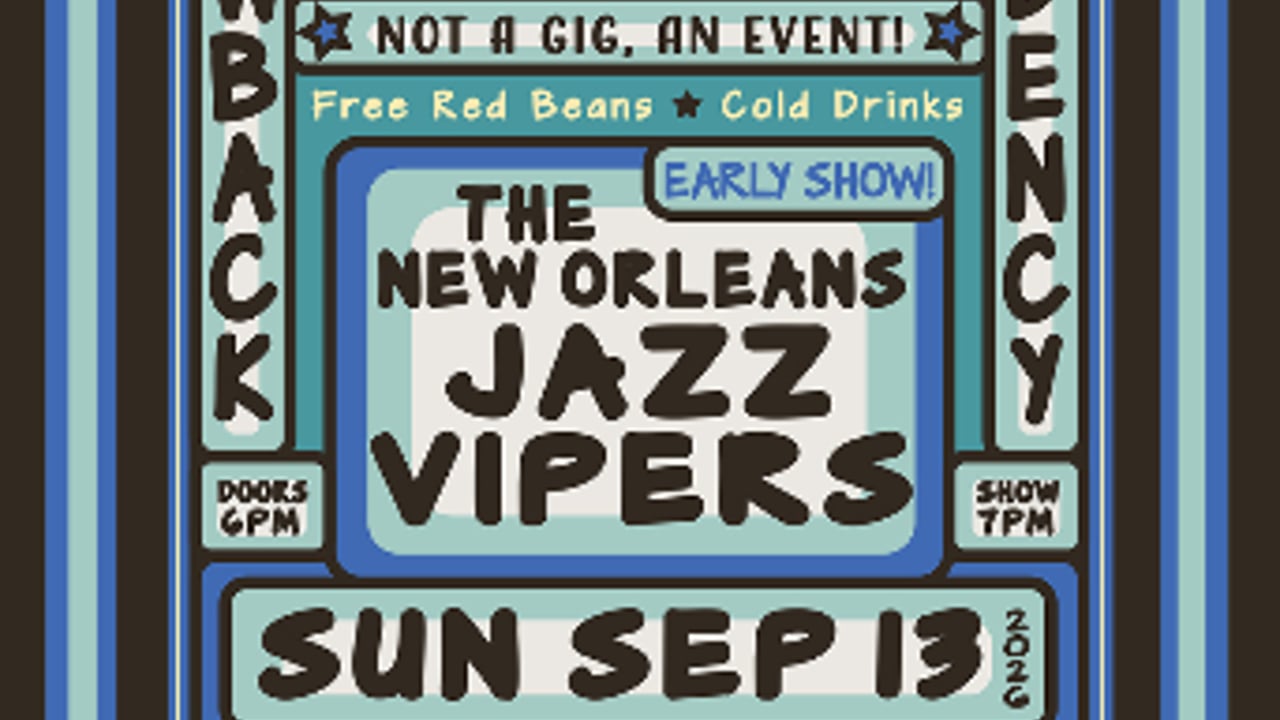 Donna's Bar and Grill Residency: The New Orleans Jazz Vipers