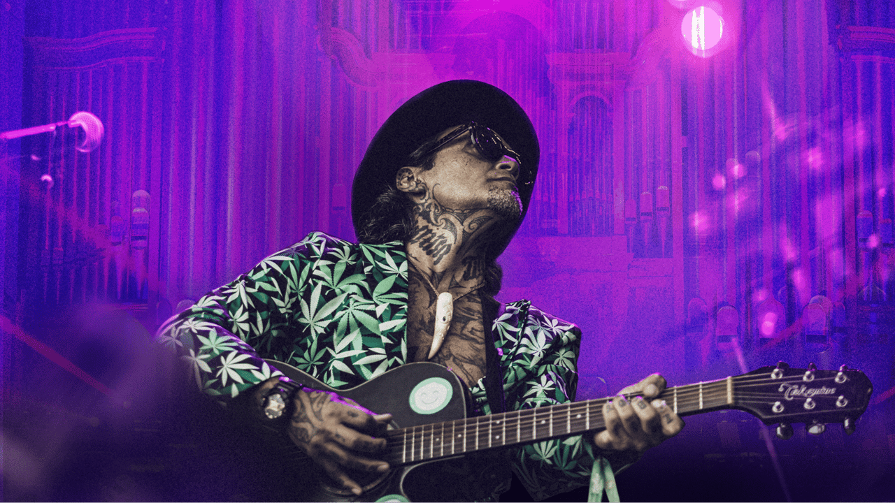 Tiki Taane with Auckland Phil