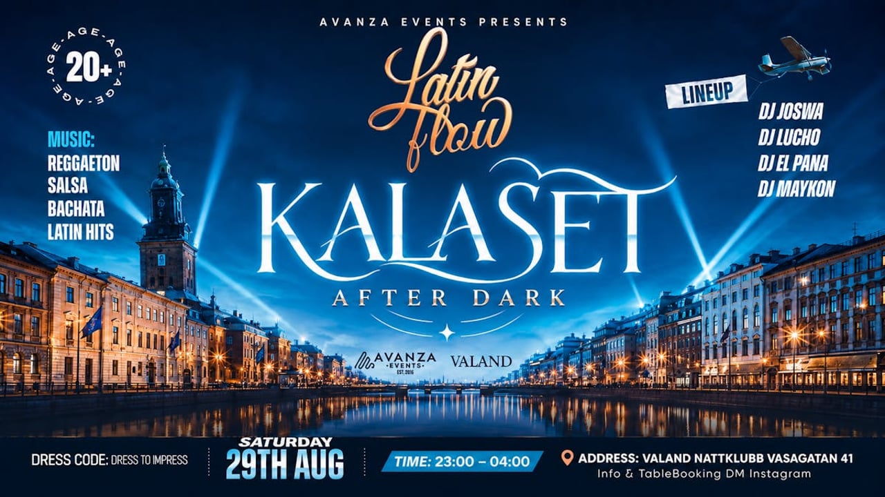✘ LATIN FLOW ✘ KALASET AFTER DARK 2026 ✘ F