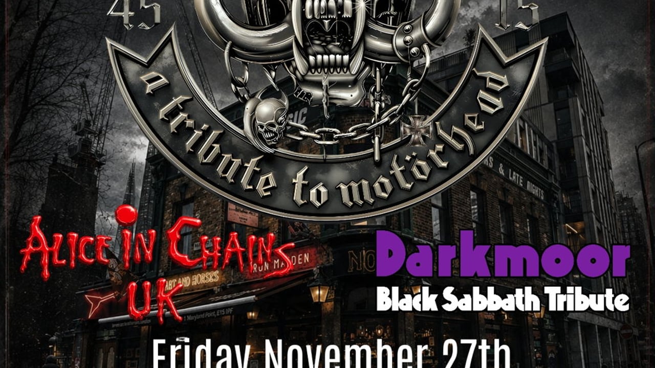 MOTORWRECKED + ALICE IN CHAINS UK + DARKMOORE