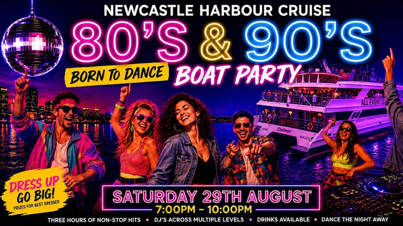 Born To Dance: A Throw Back Boat Party | 80s & 90s