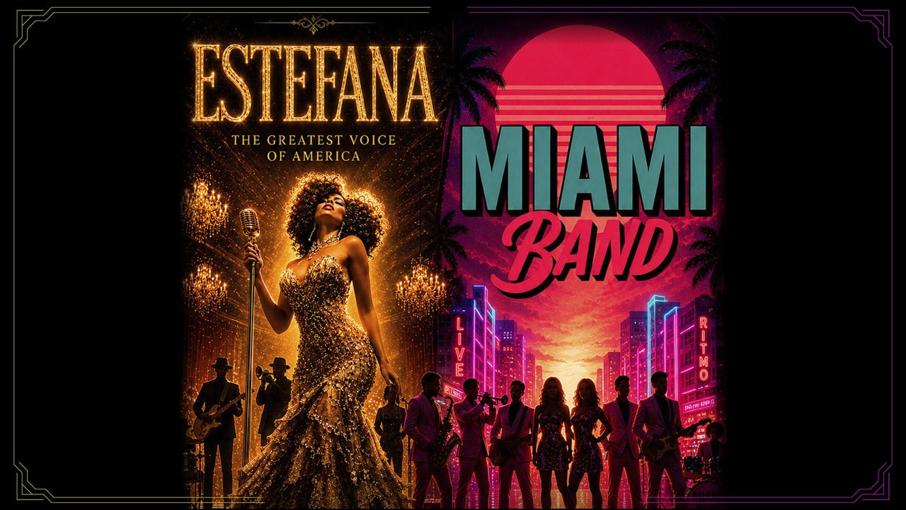 Estefana y Miami Band