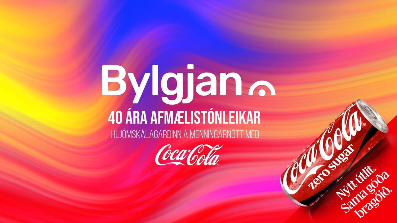 40 ÁRA AFMÆLISTÓNLEIKAR BYLGJUNNAR MEÐ COCA COLA