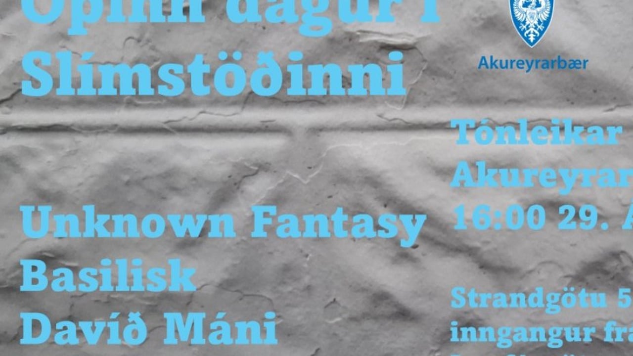 Opinn dagur í Slímstöðinni