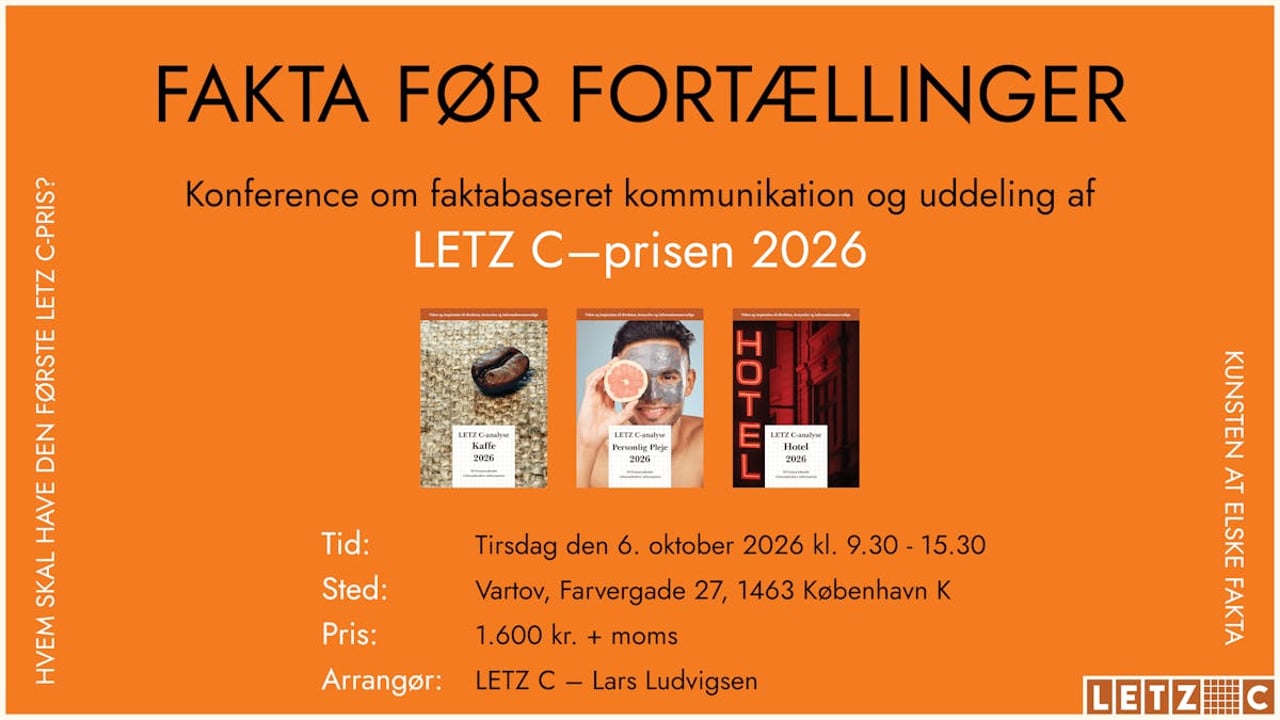 Fakta før fortællinger og uddeling af LETZ C-prisen