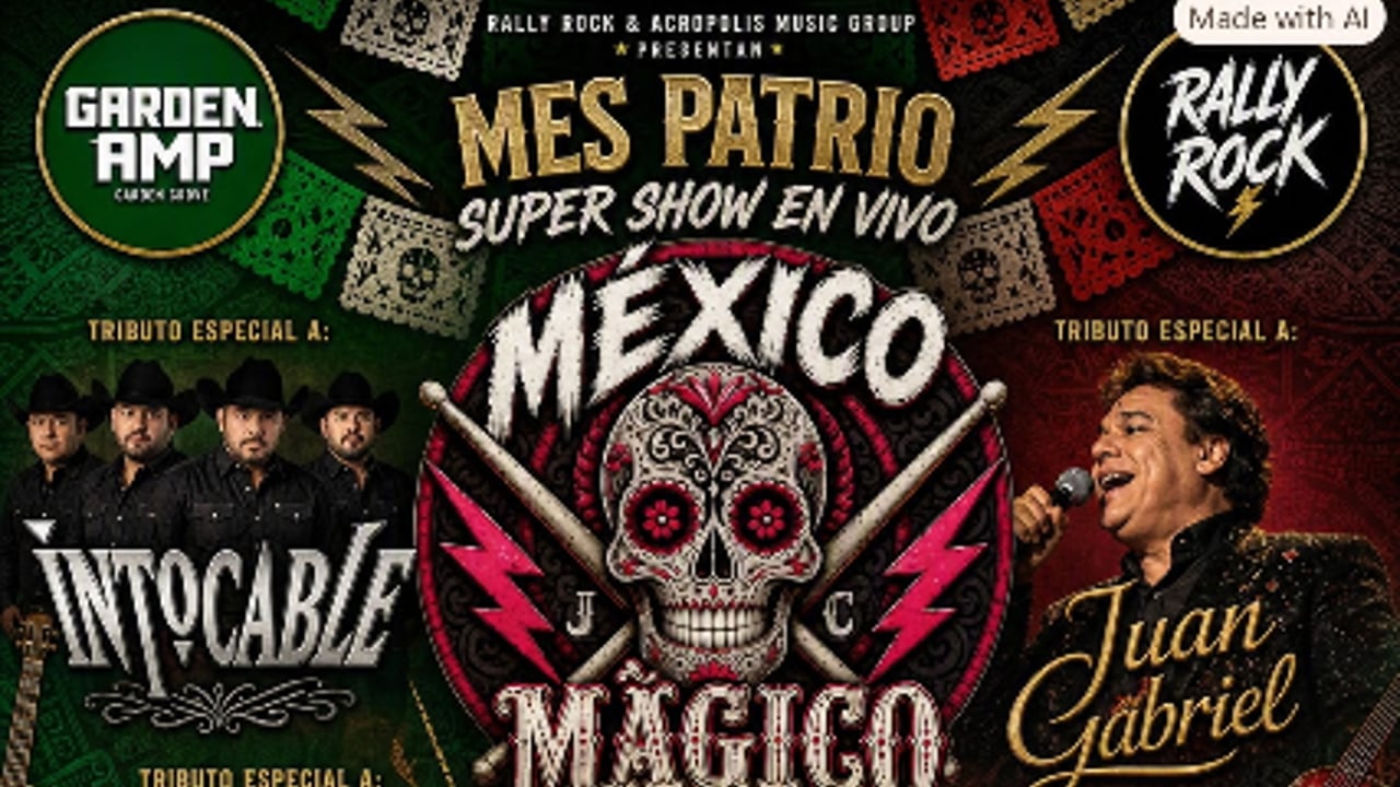 Intocable, Mexico Magico, Celso Pina, Juan Gabriel Tributes - Mes Patrio Super Show En Vivo