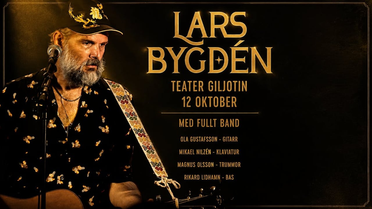 Lars Bygdén med band – WAR LIVE | Teater Giljotin