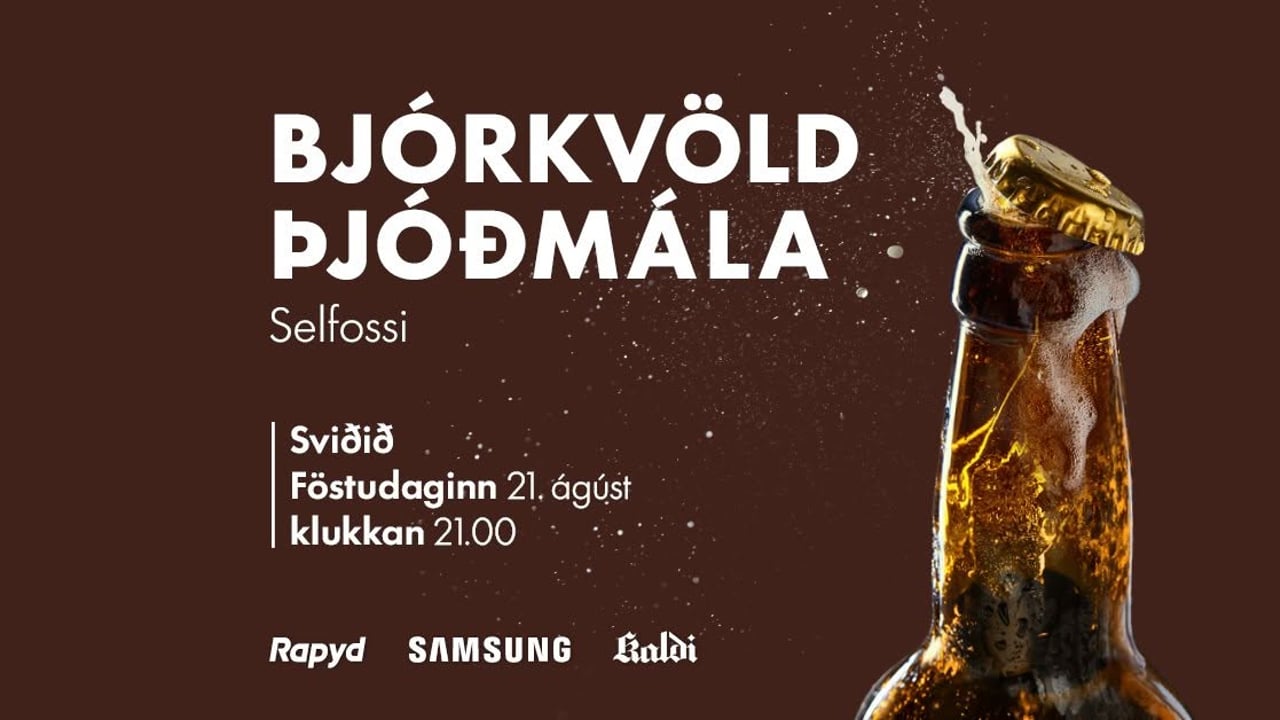 Bjórkvöld Þjóðmála á Selfossi