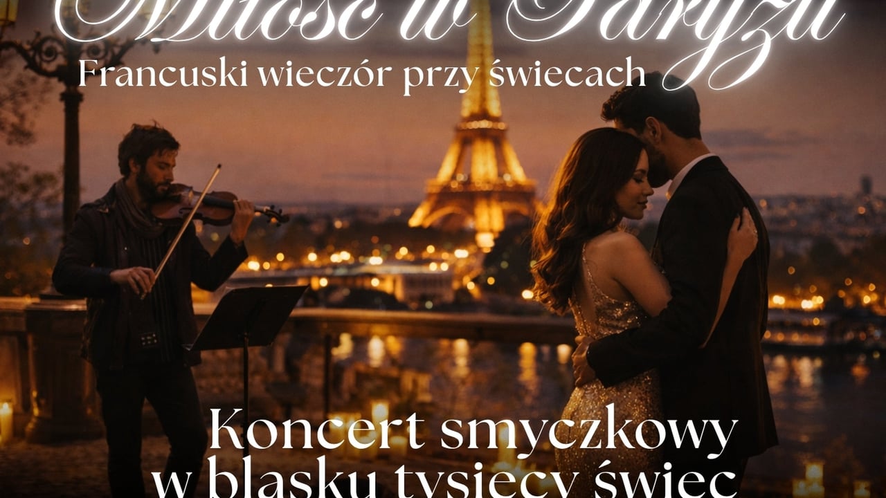 Koncert w blasku świec – Miłość w Paryżu. Francuski wieczór przy świec