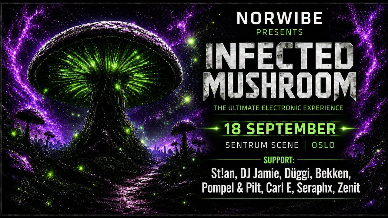 INFECTED MUSHROOM // Sentrum Scene // Pres. av NORWIBE
