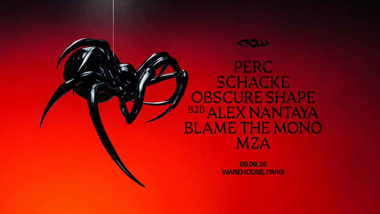 RAW Warehouse • Perc, Schacke, Obscure Shape B2B Alex Nantaya, Blame The Mono, MZA