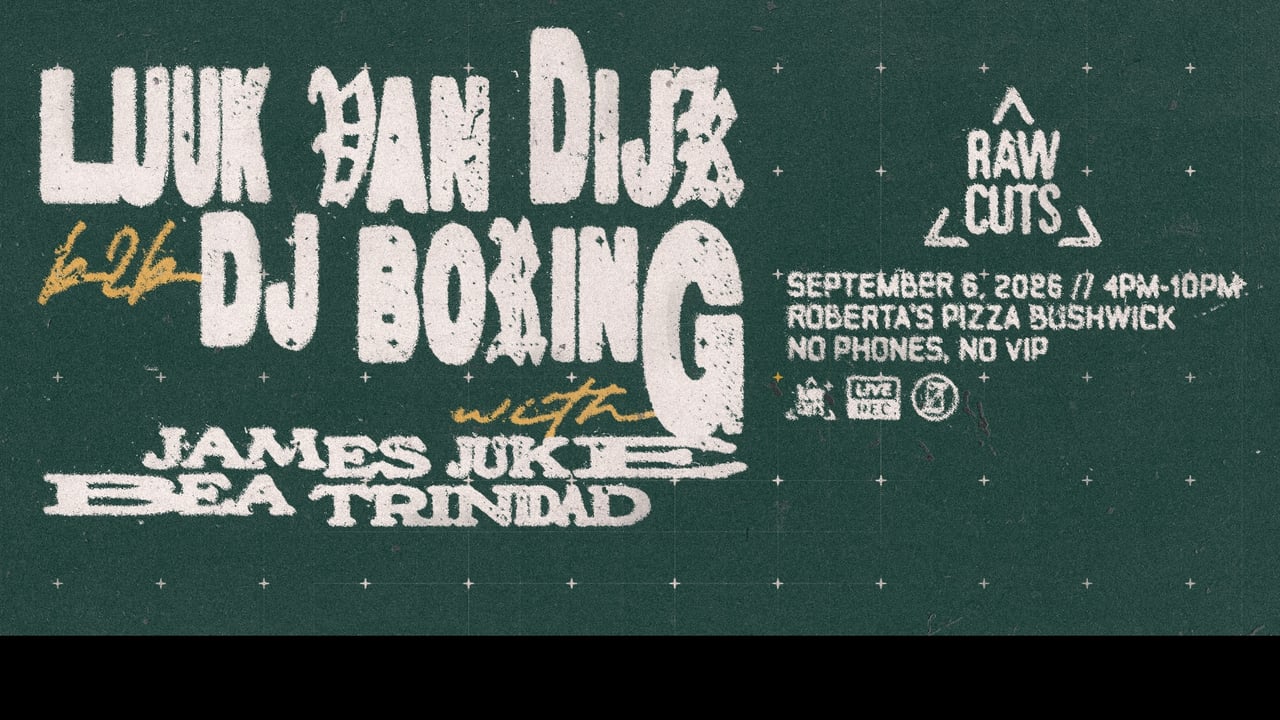 RAW CUTS: Luuk van Dijk b2b DJ BORING