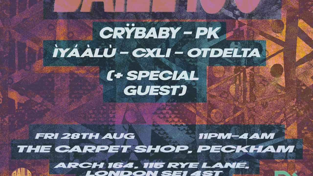 Baile Ijó presents Crÿbaby, PK + Special Guest