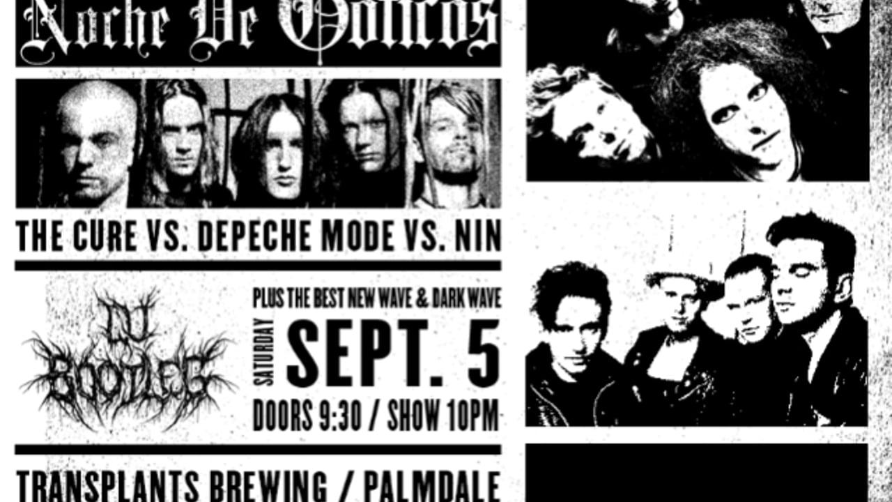 NOCHE DE GÓTICOS: THE CURE VS. DEPECHE MODE VS. NIN