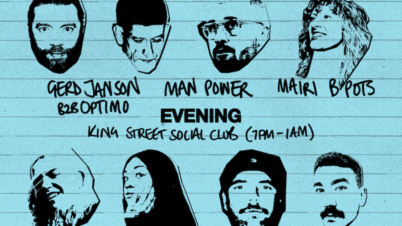 Keep It Shields Day & Night with Optimo, Gerd Janson, Man Power, ROSIE and surprise guests