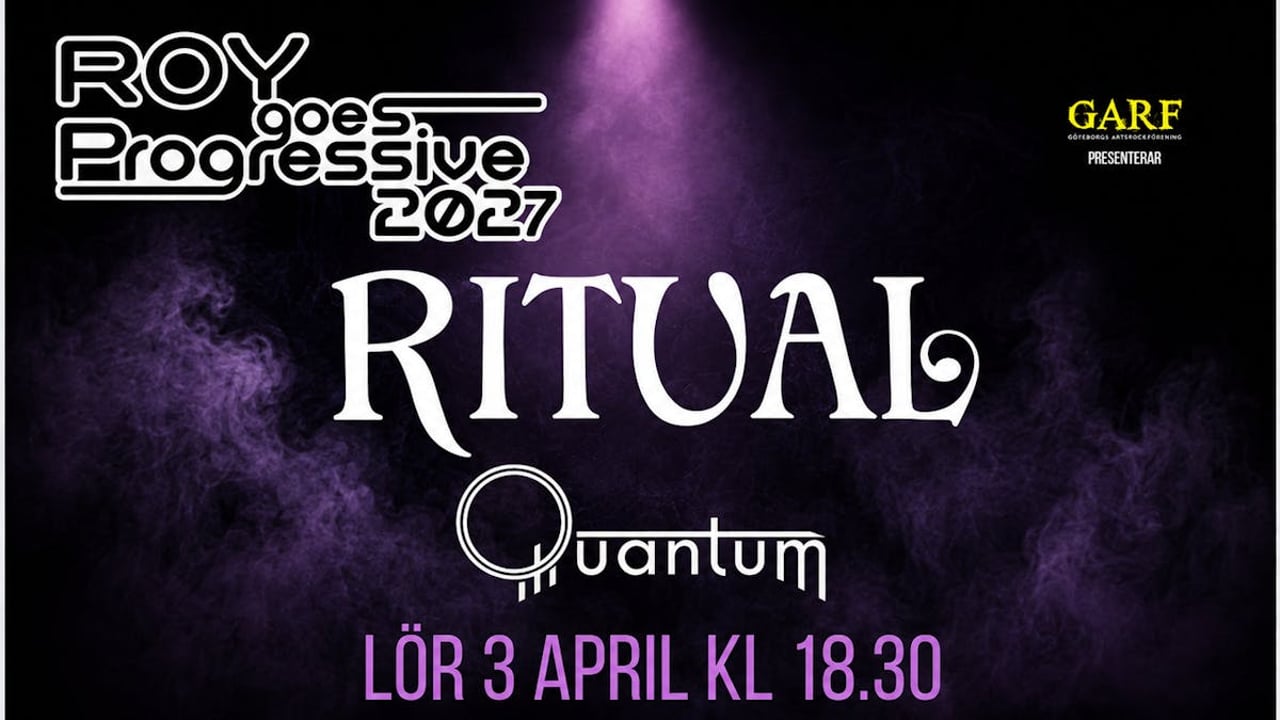 ROY GOES PROGRESSIVE WITH RITUAL OCH QUANTUM 