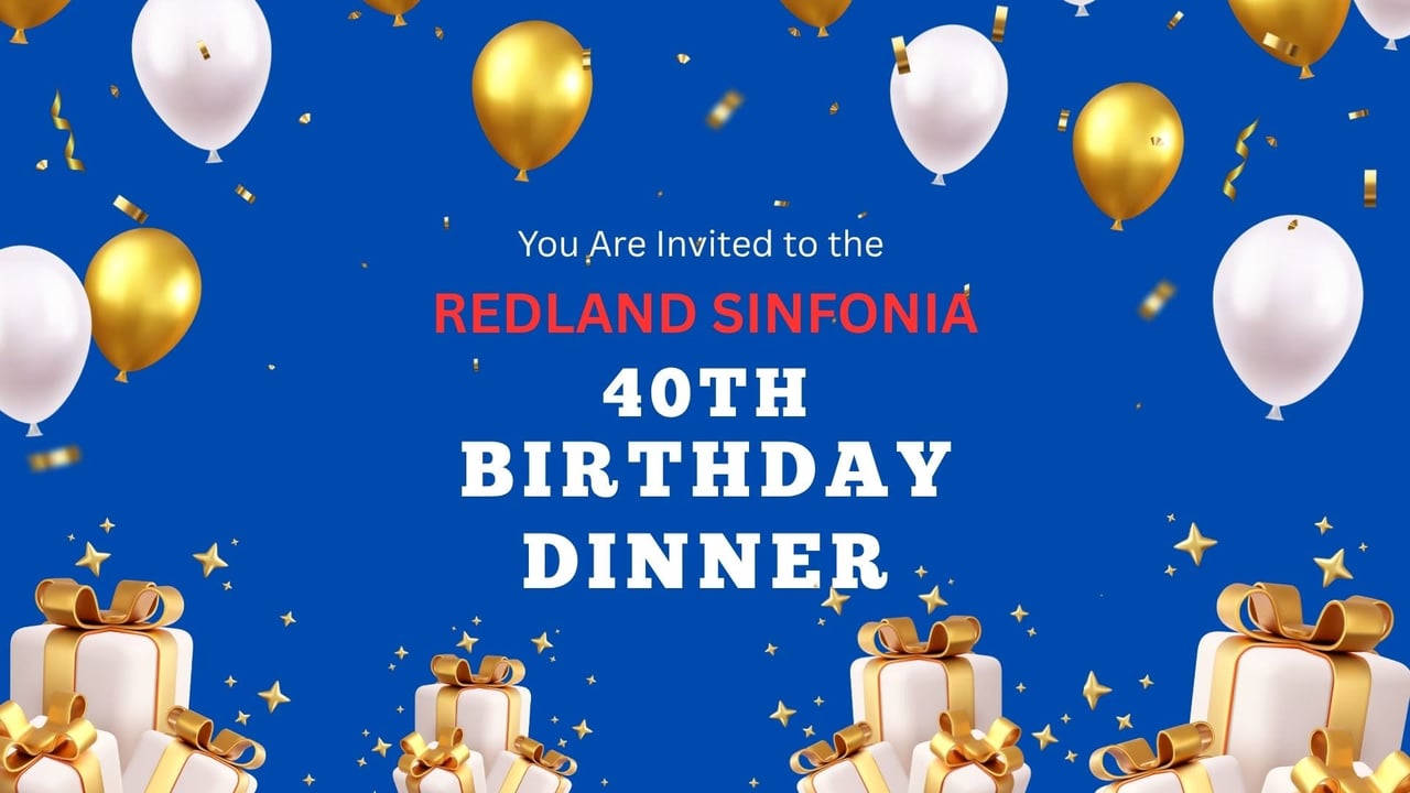 Redland Sinfonia 40th Anniversary Dinner