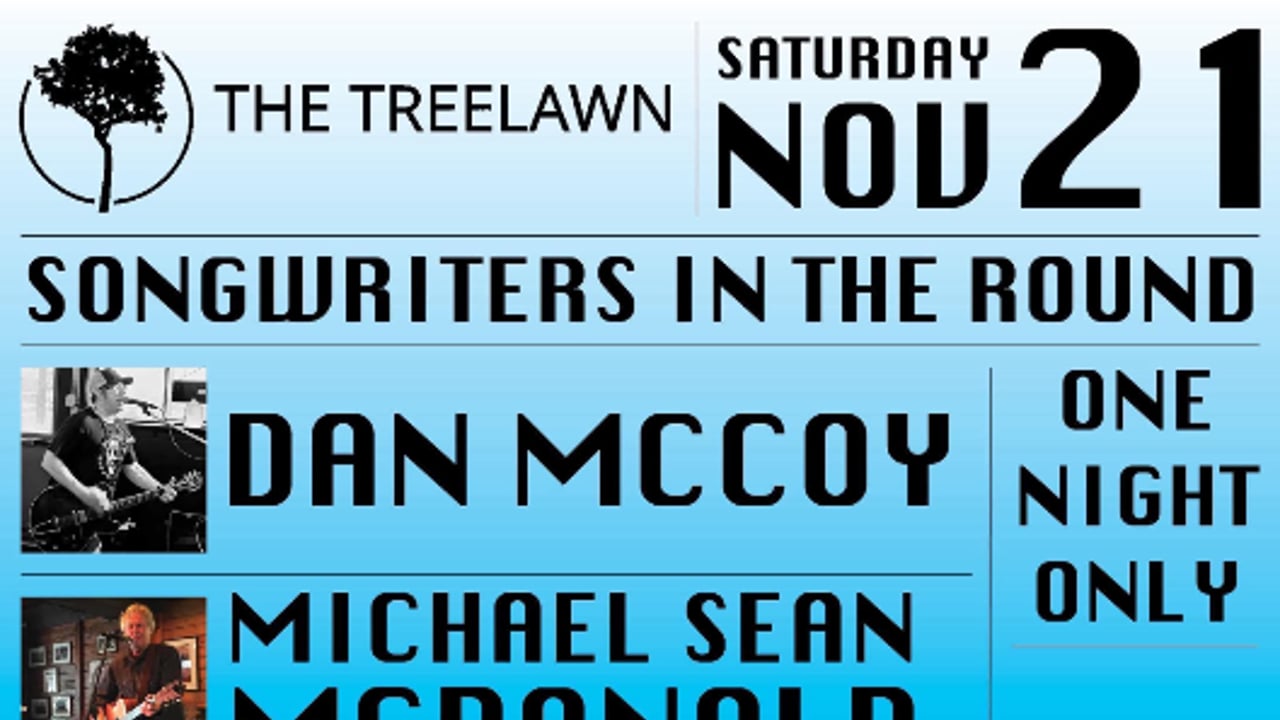 Songwriters in the Round: Dan McCoy, Michael Sean McDonald, Dan Holt