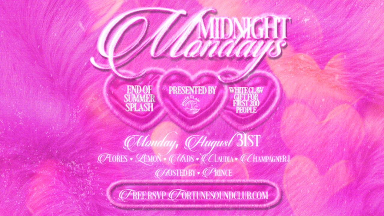 Midnight Mondays End Of Summer Smash Pres. by White Claw