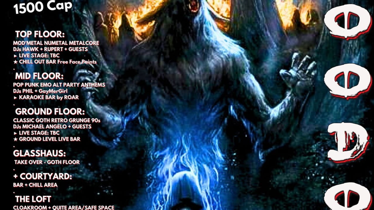 VOODOO HALLOWEEN BALL 2026: SUPERCLUB - 8-Zone / 5-Level Event + Live Stage