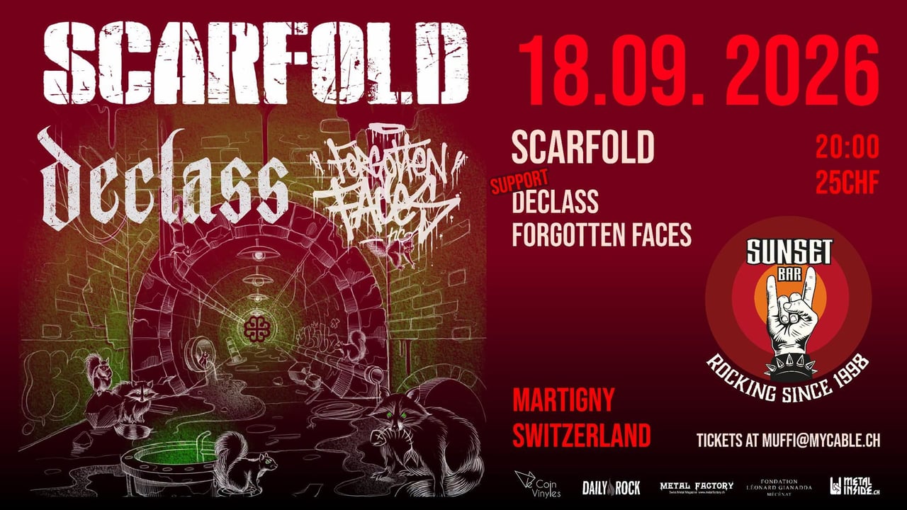 Scarfold/Declass/Forgotten Faces@Sunset