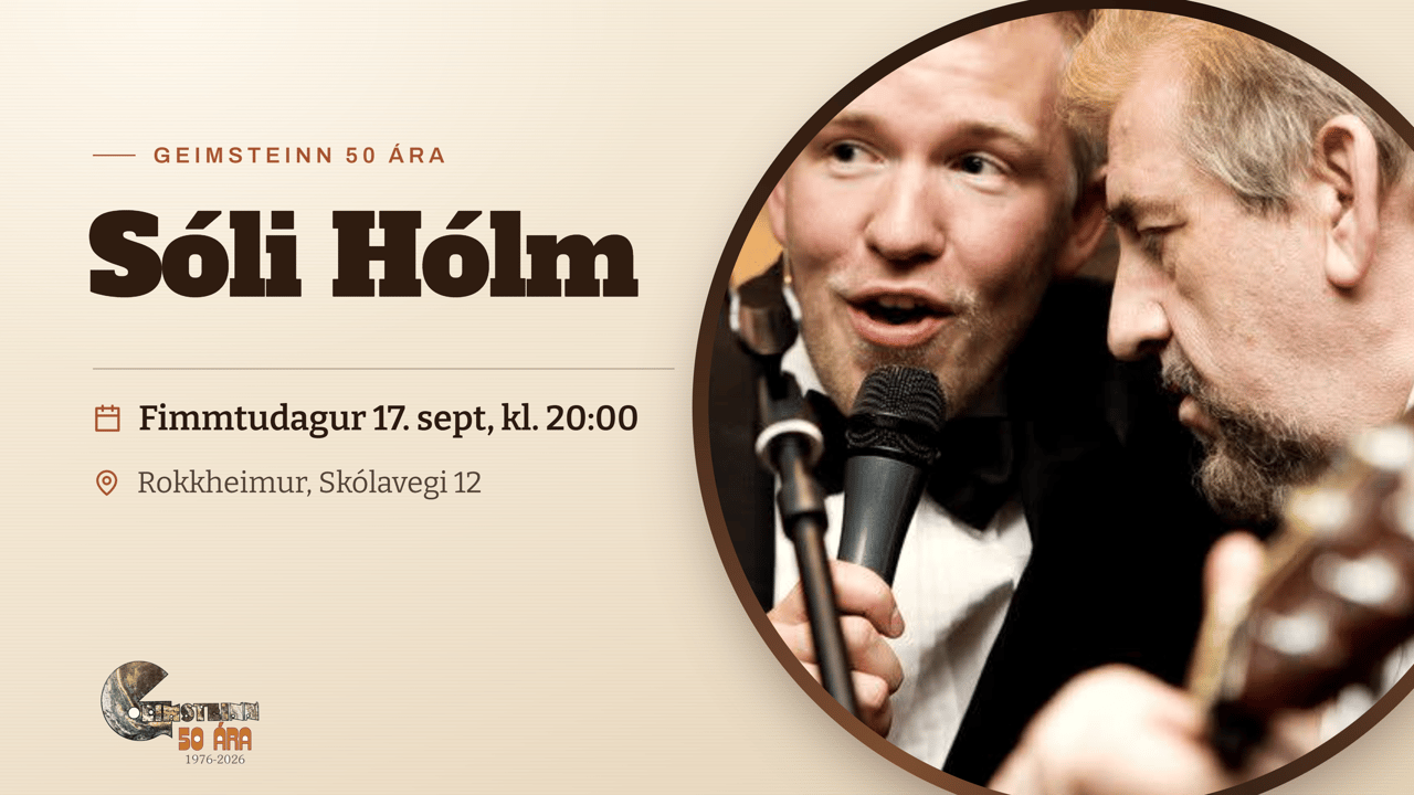 Sóli Hólm - Geimsteinn 50 ára