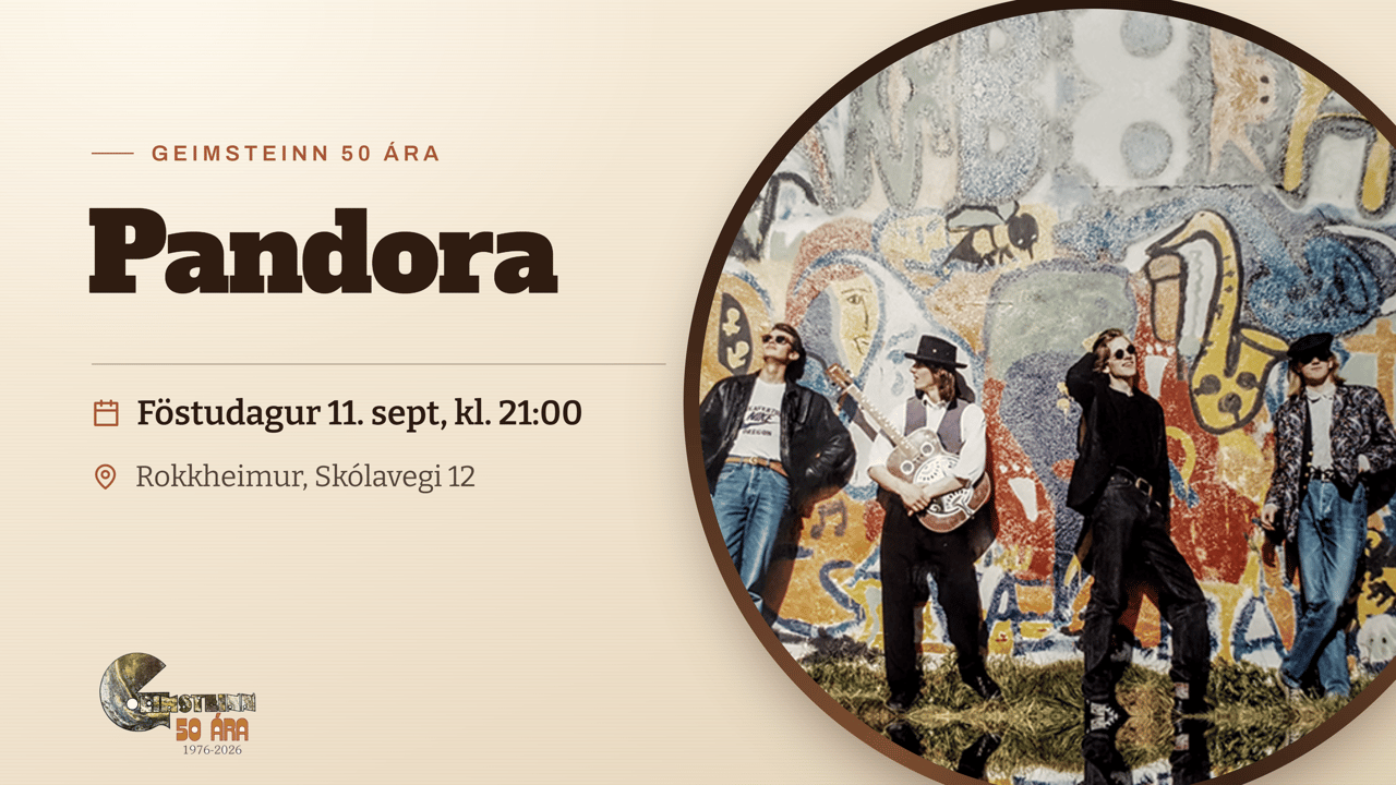 Pandora - Geimsteinn 50 ára