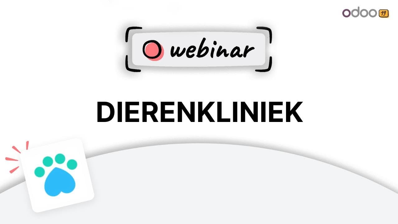 Odoo Sectorwebinar - Dierenkliniek