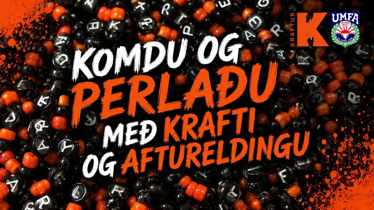 Perlað með Krafti og Aftureldingu