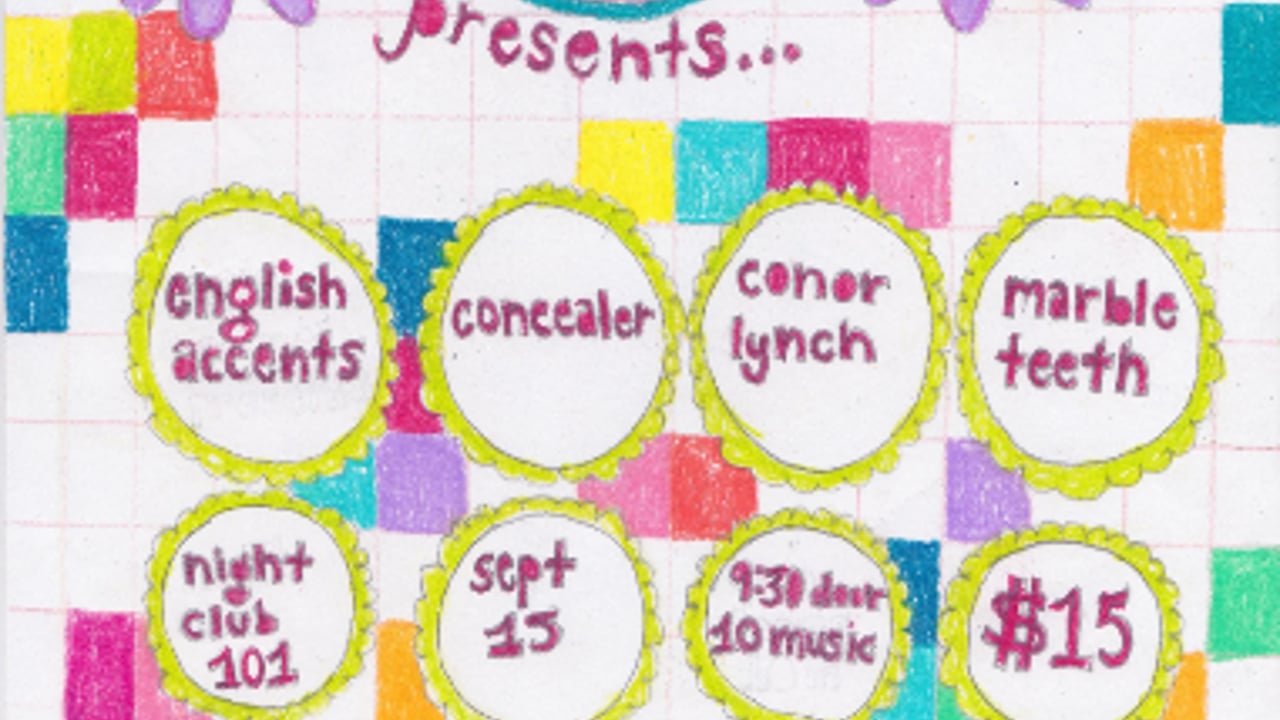 English Accents , Concealer, Conor Lynch, Marble Teeth