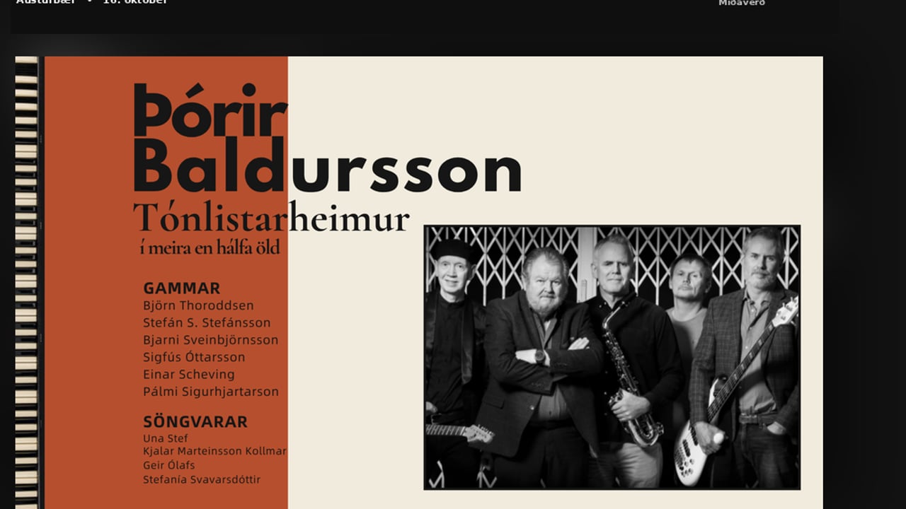 Þórir Baldursson - Tónlistarheimur í meir en hálfa öld - Gammar & gestir