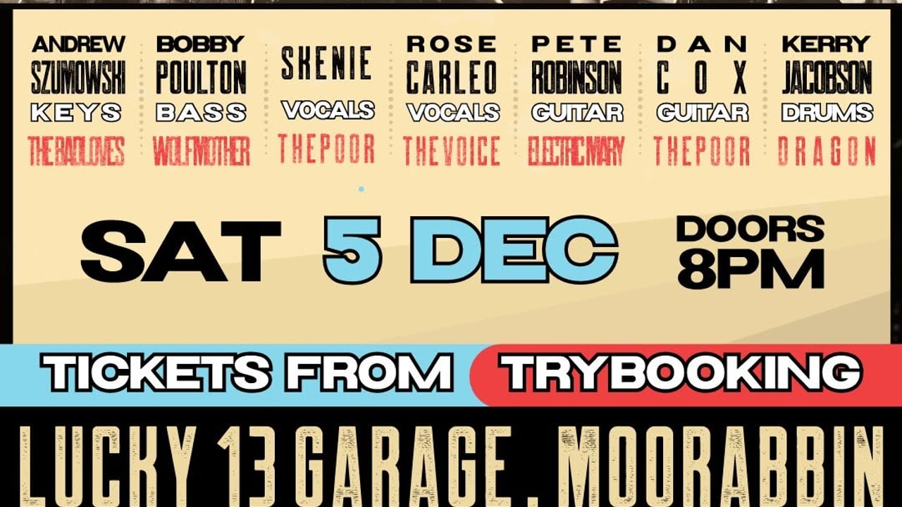 The Filthy Animals- Australia's Ultimate Rock Supergroup
