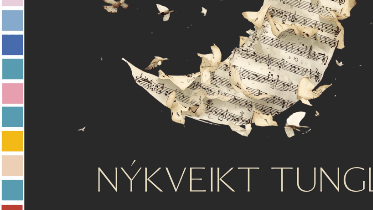 Nýkveikt tungl - Kammerkór Norðurlands undir stjórn Guðmundar Óla Gunnarssonar