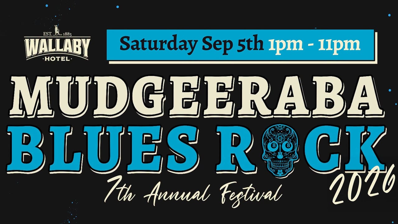 MUDGEERABA BLUES ROCK 2026 💥 WALLABY HOTEL 🔥 GOLD COAST 🎸 FREE ENTRY!