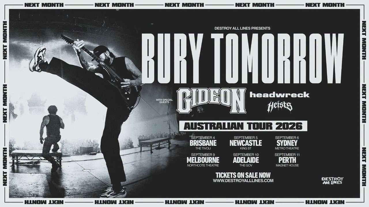 Bury Tomorrow - Australia 2026 with Gideon (US) & Headwreck – Sydney LIC AA