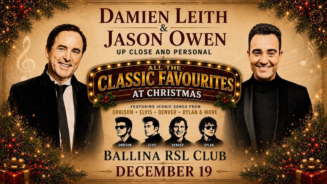 Damien Leith & Jason Owen – Classic Favourites at Christmas | Ballina