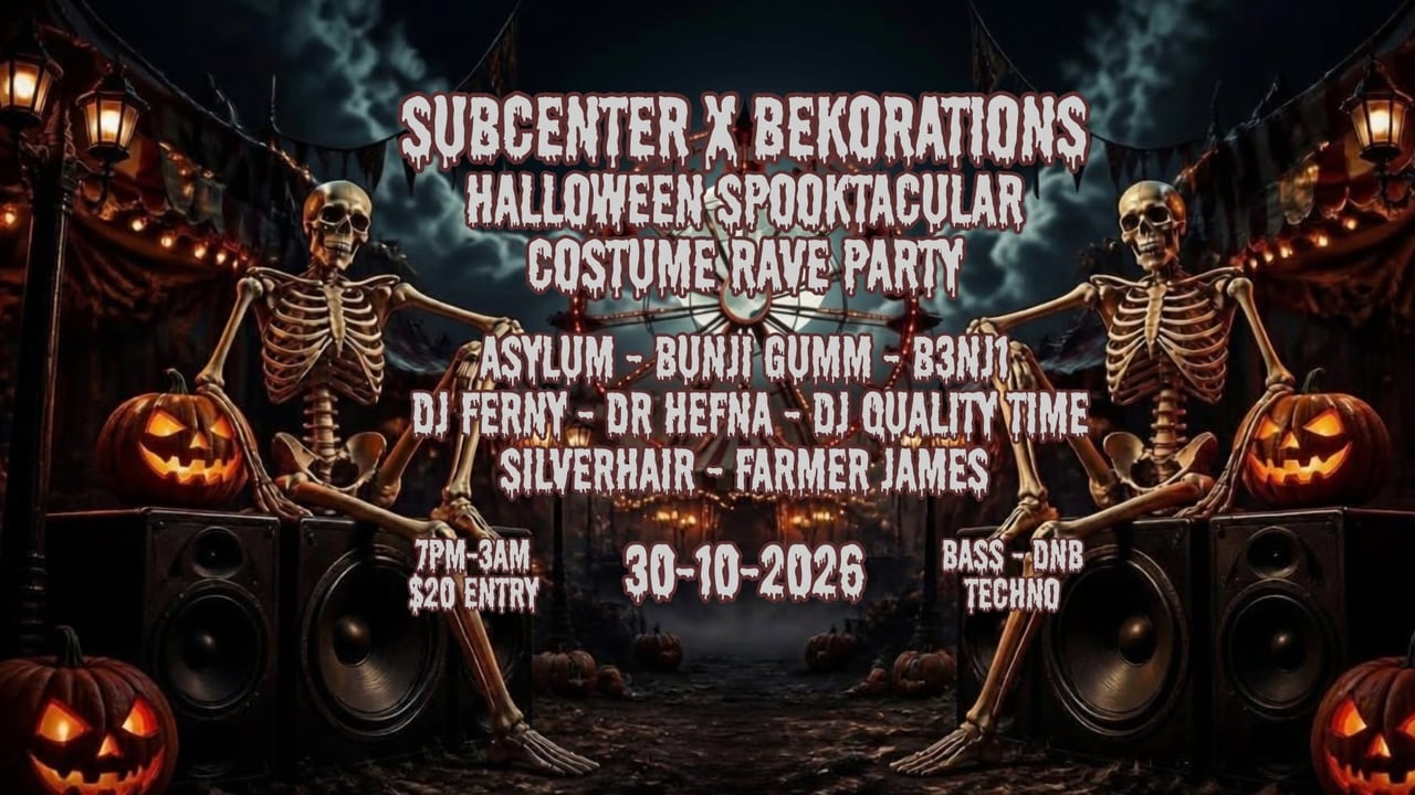 SUBCENTER x BEKORATIONS Halloween Spooktacular