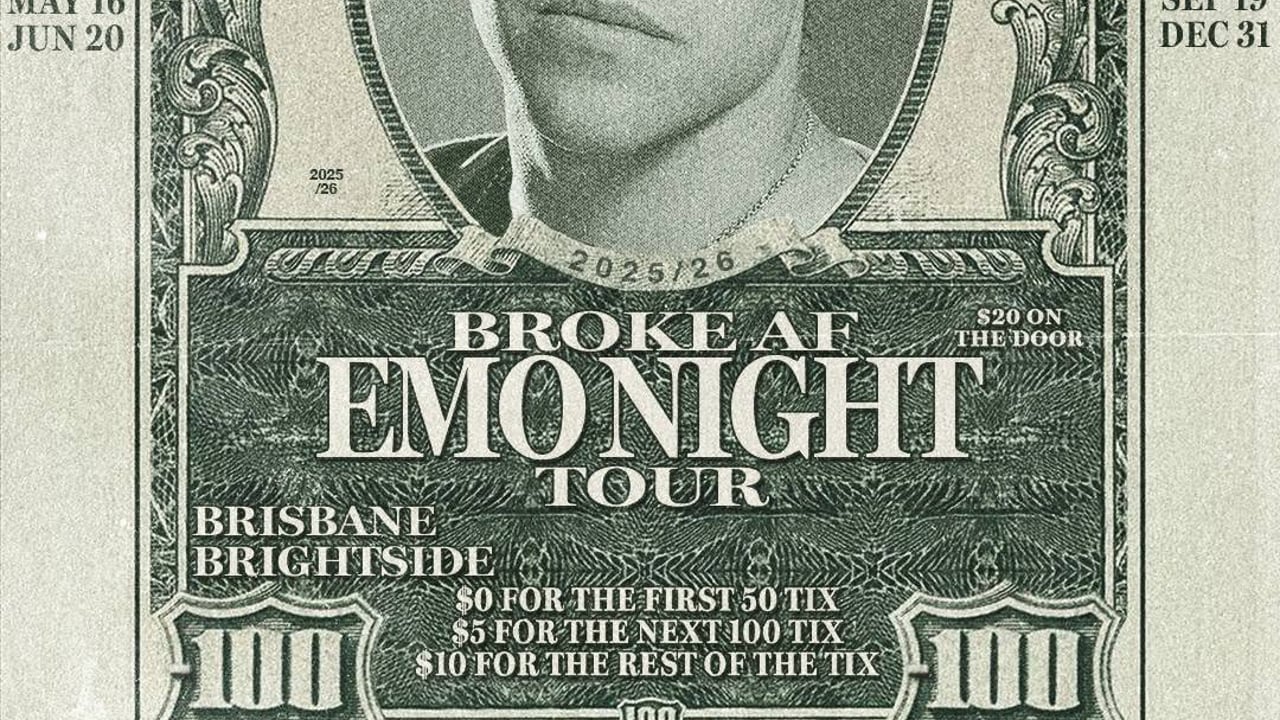 BROKE AF EMO NIGHT - BRISBANE