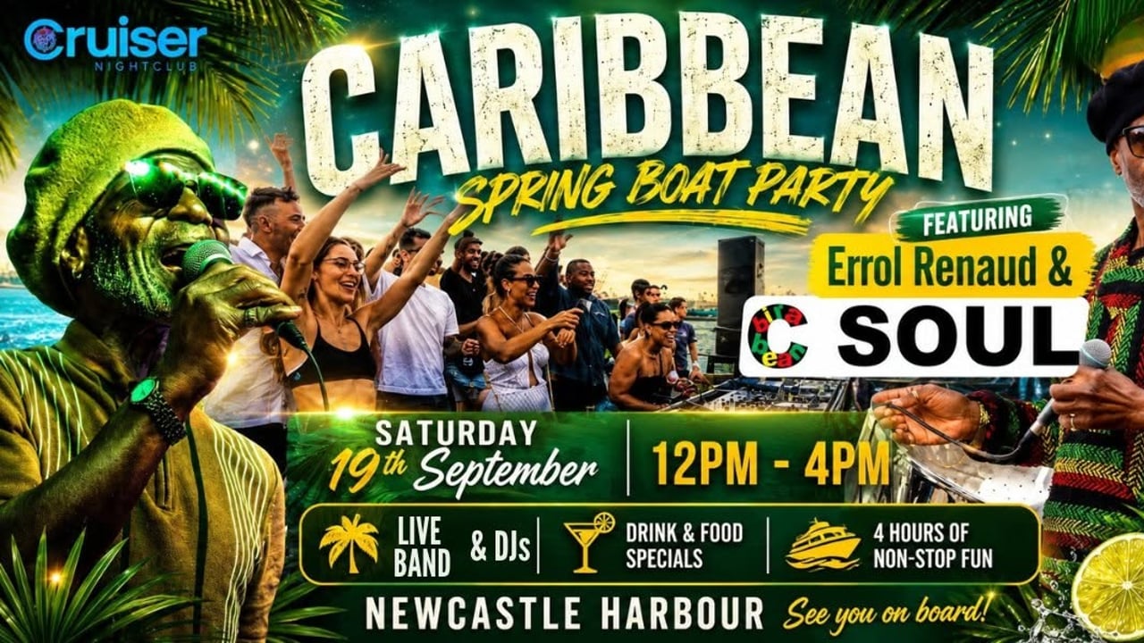 Caribbean Beach Boat Party | Newcastle Harbour